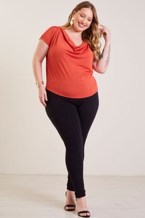 Blusa Feminina Gola Boba Marialícia Vermelho