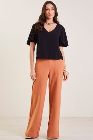 Blusa Feminina Despojada Marialícia Preto