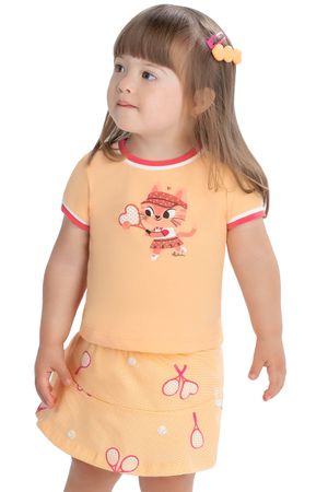 Conjunto Bebê Menina Momento Diversão Elian Laranja