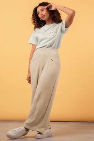 Blusa Feminina Pérolas Marialícia Cinza