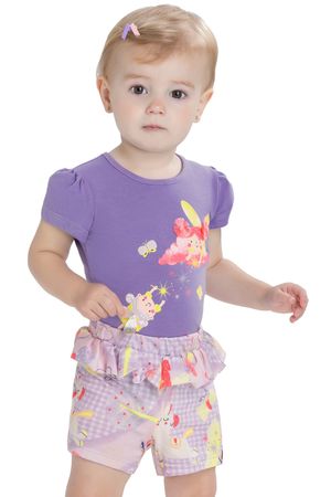 Conjunto Bebê Menina Momento Mágico Elian Lilás