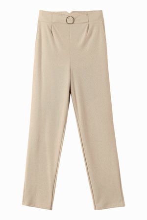 Calça Feminina Moletom Marialícia Bege