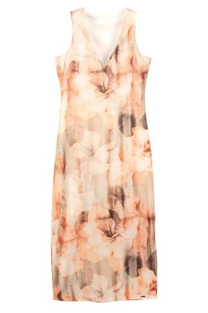 Vestido Feminino Sublimado Marialícia Laranja