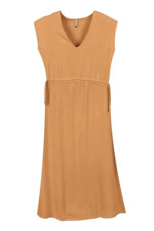 Vestido Feminino Cordão Funcional Marialícia Laranja