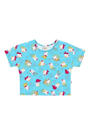 Blusa Infantil Menina Estampada Elian Verde