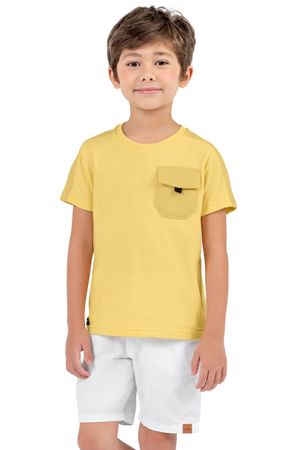 Short Infantil Menino com Bolsos Colorittá Branca