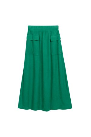 Saia Feminina Com Bolsos Marialícia Verde