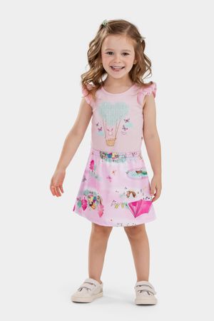 Conjunto Infantil Menina Alegre Elian Rosa