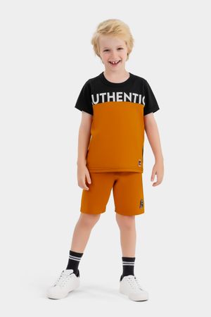 Camiseta Infantil Menino Autêntica Elian Preta