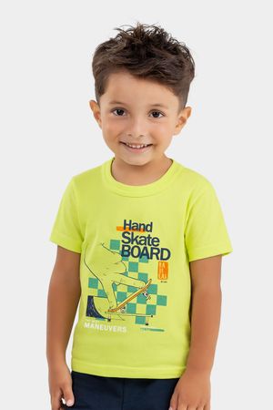 Camiseta Infantil Menino Skate Elian Lilás
