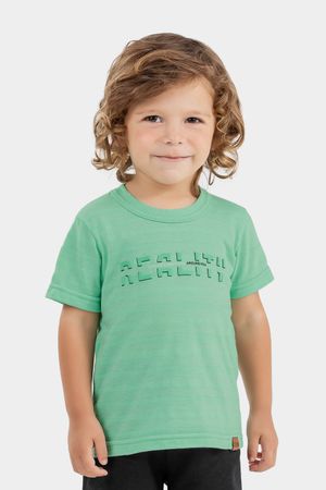 Camiseta Infantil Menino Reality Elian Verde