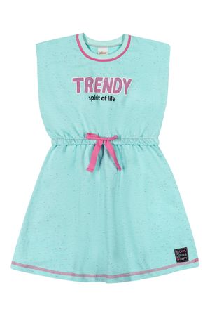 Vestido Infantil Menina Trendy Elian Azul