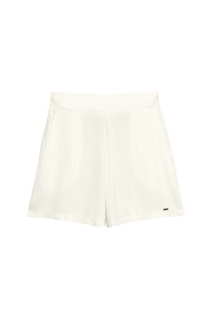 Short Feminino Alfaiataria Marialícia Bege