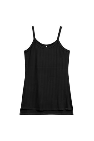 Regata Feminina Canelada Marialícia Preto