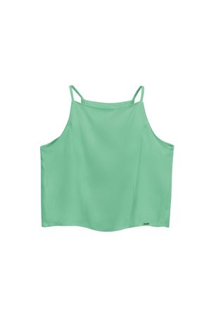 Regata Feminina Creponada Marialícia Verde