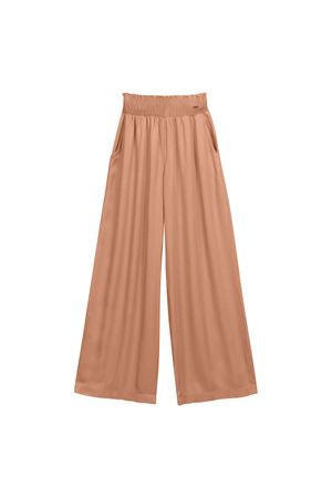Calça Feminina Cintura Alta Marialícia Laranja