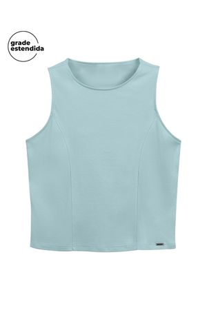 Regata Feminina Cava Americana Marialícia Azul