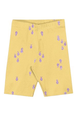 Short Infantil Menina Estampado Elian Amarela