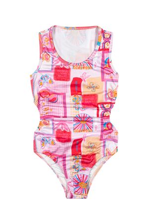 Maiô Infantil Menina Estampado Elian Rosa