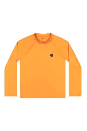 Camiseta Infantil Unissex Proteção UV Elian Laranja