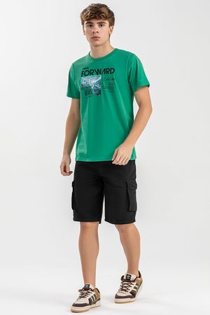 Camiseta Juvenil Menino Beats Verde