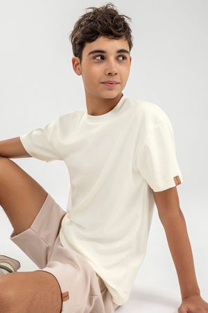 Camiseta Juvenil Menino Beats Bege