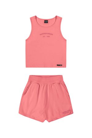 Conjunto Juvenil Menina Beats Rosa