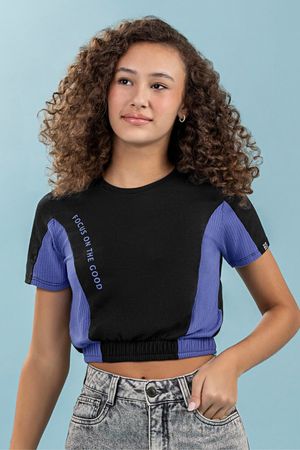 Blusa Juvenil Menina Beats Preta