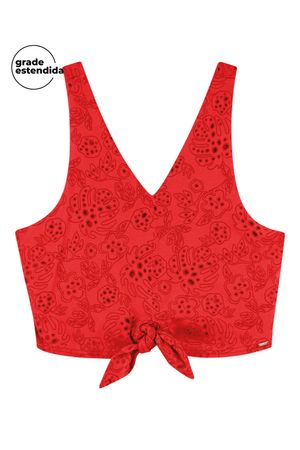 Regata Feminino Marialícia Vermelho