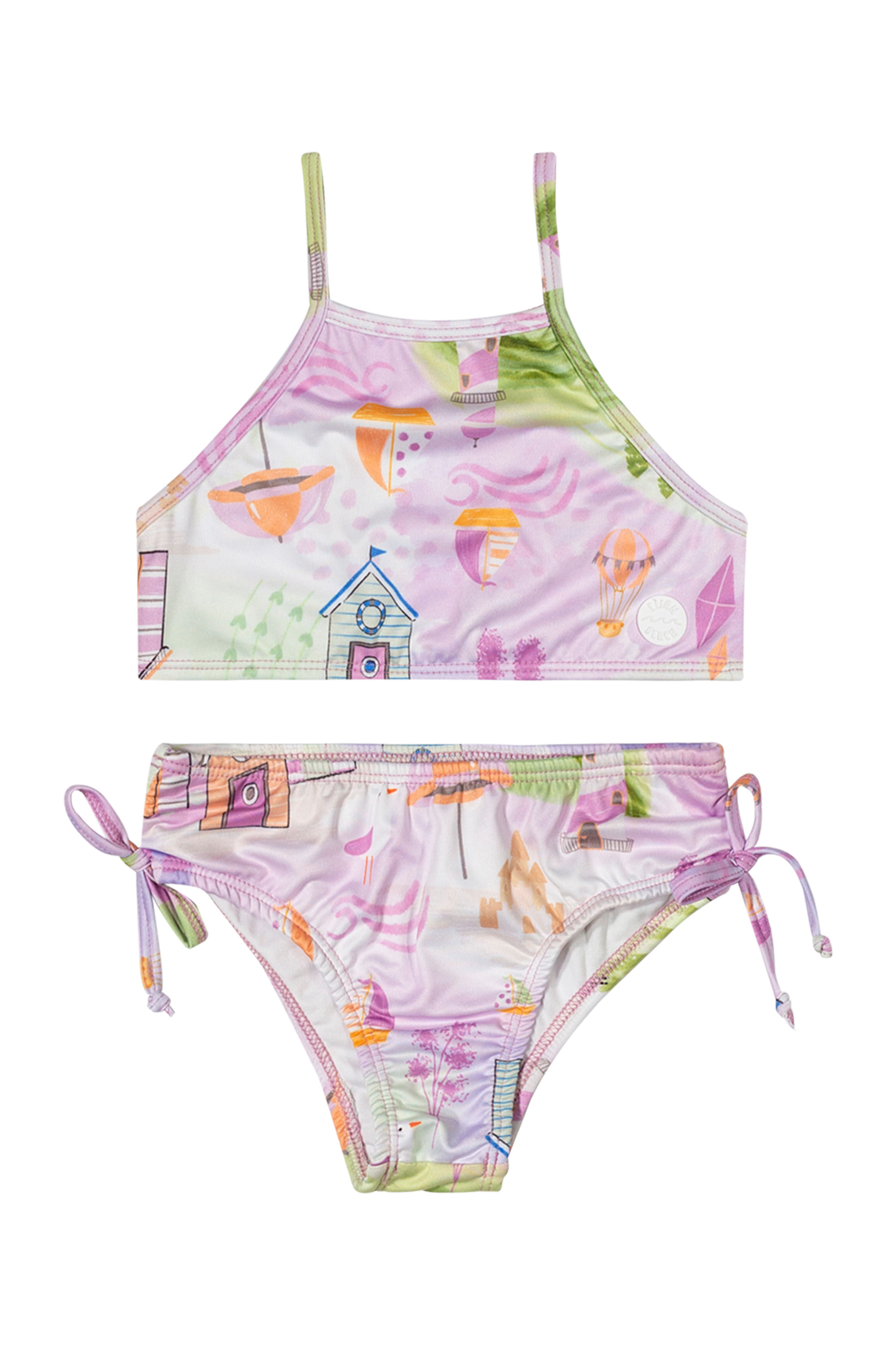 Biquini Infantil Menina Moda Praia Elian Lilás - Elian