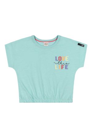 Blusa Infantil Menina Love This Life Elian Verde
