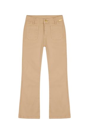 Calça Infantil Menina Sino Colorittá Bege