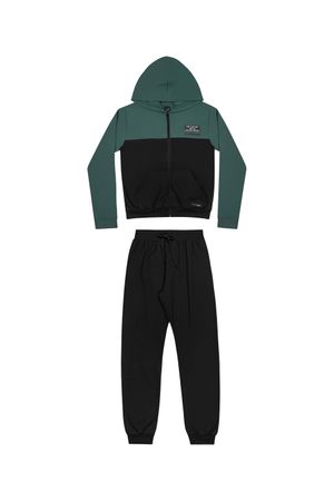 Conjunto Juvenil Menino Bicolor Beats Elian Preto