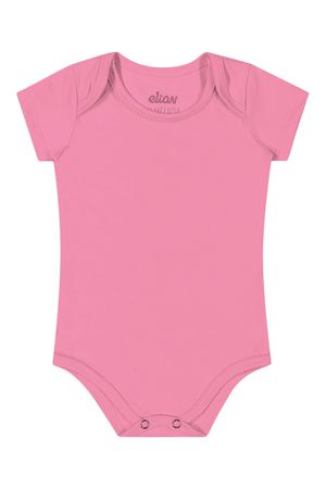 Body Infantil Unissex Básico Elian Rosa