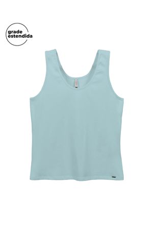 Regata Feminina Básica Marialícia Azul