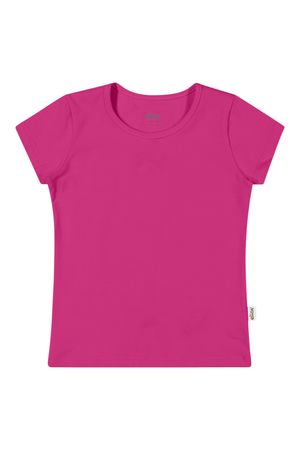 Blusa Infantil Menina Básica Elian Rosa