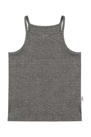 Blusa Infantil Menina Básica Elian Cinza