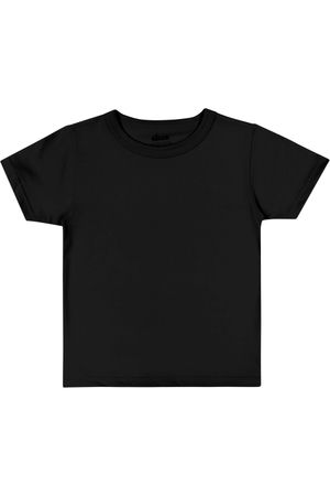 Camiseta Infantil Menino Básica Elian Preto