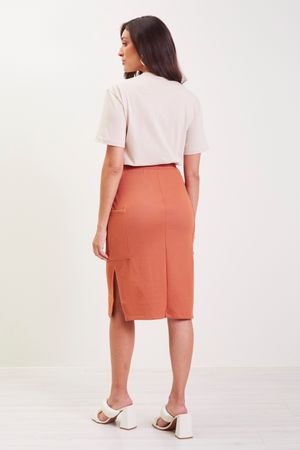 Blusa Feminina Meia Malha Marialícia Bege