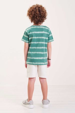 Camiseta Infantil Menino Estampada Elian Verde