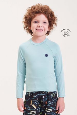 Camiseta Infantil Unissex Proteção UV Elian Verde