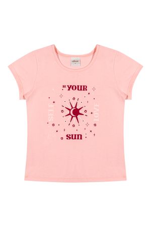 Blusa Infantil Menina Sol Elian Rosa