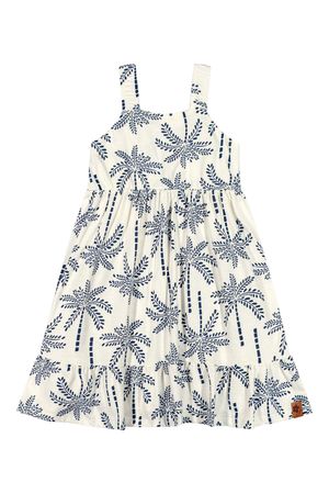 Vestido Infantil Menina Tropical Elian Bege
