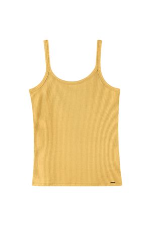 Regata Feminina Básica Marialícia Amarelo