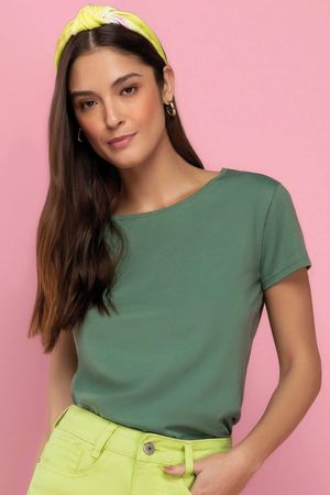 Blusa Feminina Básica Marialícia Verde