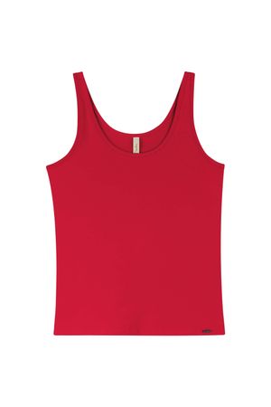 Regata Feminina Básica Marialícia Vermelho