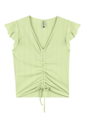 Blusa Feminina Manga Solta Marialícia Verde Claro