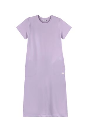 Vestido Feminino Adulto Marialícia Lilás