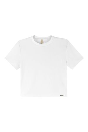 Blusa Feminina Básica Marialícia Branco