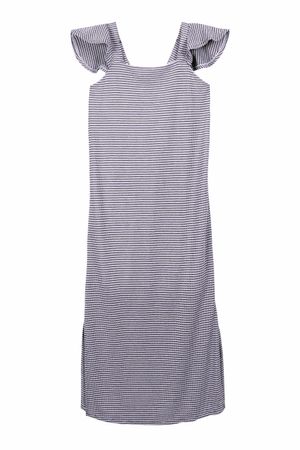 Vestido Feminino Mangas com Babado Marialícia Marinho